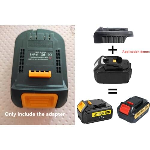Battery adapter for dewalt from makita battery