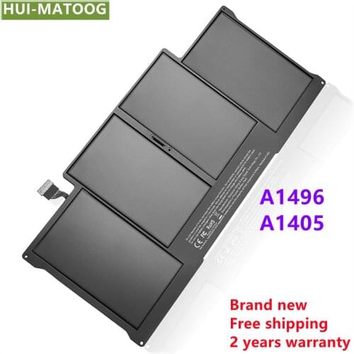 Laptop Battery A1496 for Apple MacBook Air 13 Inch A1369 A1466 A1377 A1405 2ICP4/69/111-2020-8142-A 7.6V 7150mAh 54.4Wh