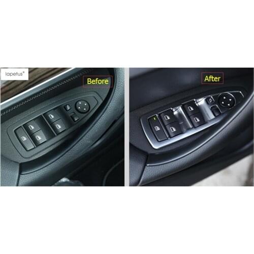 Accessories For BMW 3 Series F30 316i 320i 328i 2013 - 2017 Inside Door Handle Panel Sticker Surround Window Switch Cover Trim