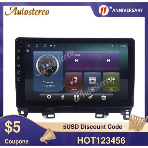 For Honda Fit 2020 Android 10.0 4G+128GB Car Multimedia player Car GPS Navigation Headunit Auto Radio Tape Recorder Stereo Music