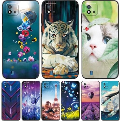 For OPPO Realme C20 Case Protective Back Cover on Realme C11 2021 Silicone Soft TPU Case For Realme C20 Cool Fashion Phone Coque