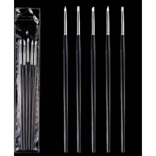 Nail Art Polish Painting Draw Pen Brush Tips Tools Set UV Gel Pen Tool Polish Drawing Brushes Dotting Tools