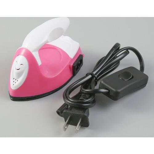 Mini Electric Iron Portable Travel Clothes Sewing Iron DIY Crafting Craft Clothes Sewing Supplies US/EU Plug