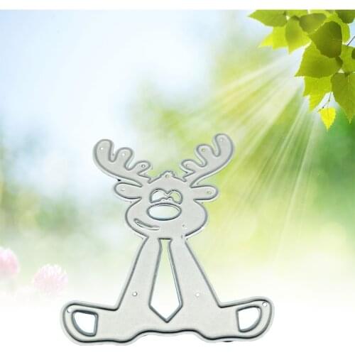 Deer DIY Printing Carbon Steel Mould, Clear Stamp Embossing Mold for Paper Card and Craft Gift Making