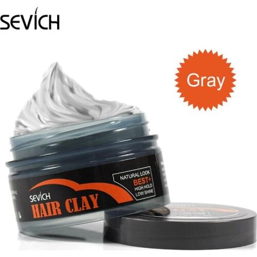 Sevich Hair Styling Clay for High Strong Hold Men Daily Style Matte Finished Molding Cream Low Shine Hair Styling Wax 80g