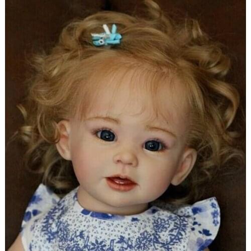 NPK New model hotsale reborn doll kit Aby Rev DIY blank kit soft silicone vinyl real gentle touch