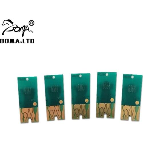 HOT!! 700ml/Color 7700 9700 Cartridge Chips For Epson T6361 - T6364 T6368 7710 9710 PRO7700 PRO9700 Plotter Printer