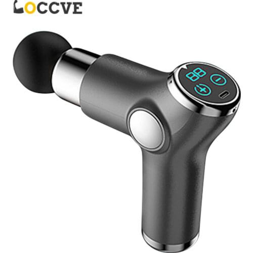 LCD Massage Gun High Frequency 6 Speed 32 Speed Muscle relax body relaxation mini Fitness Body Massage Gun Pain Releif