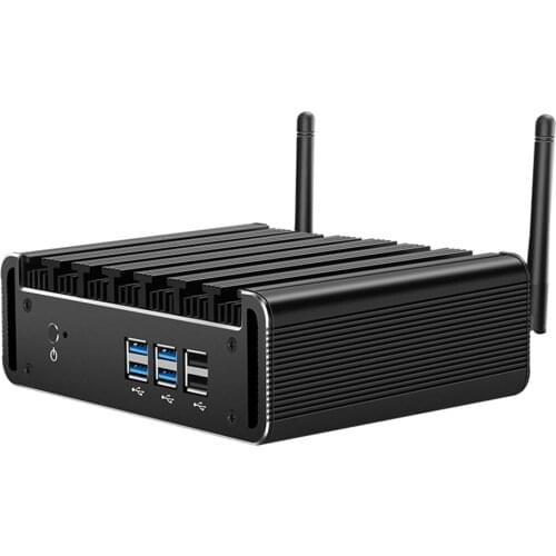 Mini PC Intel Core i3-7100U i5-7200U i7-7500U DDR3L RAM mSATA SSD Windows 10 300Mbps Wi-Fi HDMI VGA 6*USB Office Computers