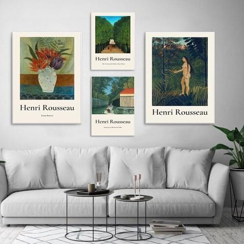 Retro Abstract Flowers and Naked Woman Canvas Painting Wall Art Nordic Posters and Prints Wall Pictures for Living Room Decor