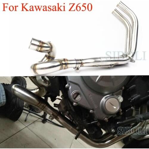 NINJA650 Z650 Motorcycle Stainless Steel Exhaust Full System Pipe Muffler Header 51mm Inlet Without Muffler For KAWASAKI Z650