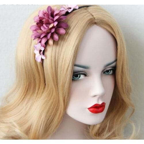 New arrival Fashion womens lovely flower hairbands girls cute headwear hair accessories