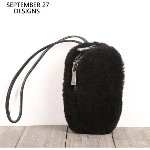 New Fashion Women Storage Coin Purses Genuine Leather Handmade Mini Hand Bag Zipper Key Wallet Casual Organizer Small Pouch