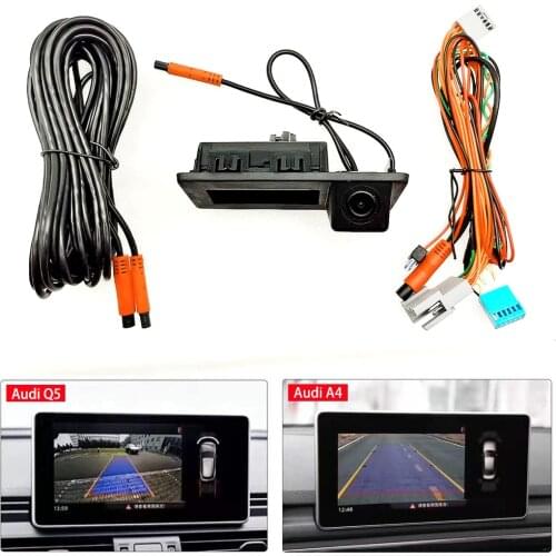 For Audi reversing imaging system reversing dynamic scale line no need to open the rear view channel