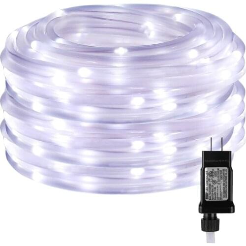 Christmas Lights Yard Garden Decoration LED Tube Rope Lights 8 Modes Indoor Outdoor Waterproof IP65 For Holiday Party New Year