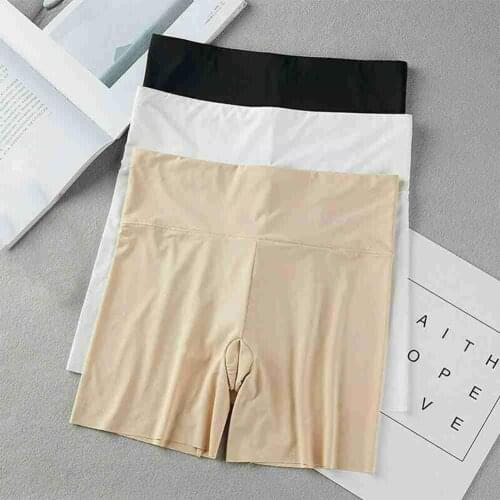 High Waist Safety Boxer Shorts Panties Tights Slim Short Panties Boyshorts Lingeries Anti-emptied Pants Skirt Shorts Seamle G6P6
