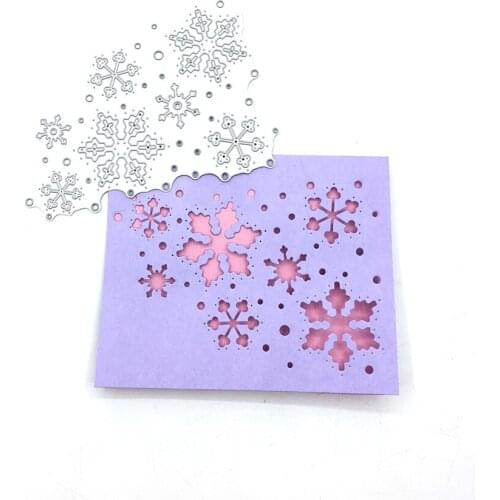 Julyarts Snowflake Dies Scrapbooking Nouveau Arrivage 2021 Background Dies For Scrapbooking Photo Album Decoration Embossing