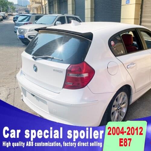 New design For Bmw E87 spoiler 1 Series 1ER Hatchback 120i 118i 116i spoiler 2004 to 2012 by rear spoilers carbon fiber spoiler