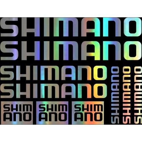 10 x SHIMANO STICKER BIKE VINYL DECAL STICKERS FRAME BICYCLE CYCLE