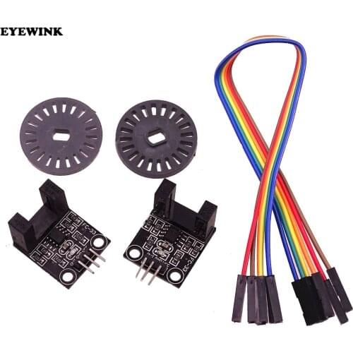 2SET HC-020K Double Speed Measuring Module to Test Motors Rotational Speed with Photoelectric Encoders kit