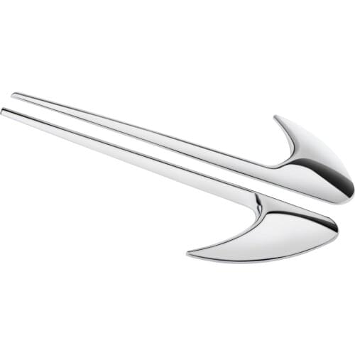 2pcs Silver Car Side Fender Sticker For Mercedes Benz W212 W221 W222 W210 W202 W204 W176 W163 W207 W205 W117 CLA CLS AMG Sticker