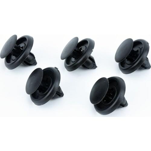 20Pcs 19.15 x 19.8mm Auto Car Plastic Rivet Fastener Clips Trim Panel Fit 7mm Hole for Toyota oor Bumper Fender Cover Trim Clip