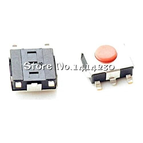 20Pcs 6*6*2.5mm 6*6*2.5H Tact Switch Button red button reset switch SMD 5Pins 6.2*6.2*2.5