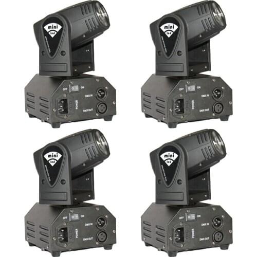 4pcs/lot 10W 4 in 1 Led Beam Moving Head Light Moving Wash Light