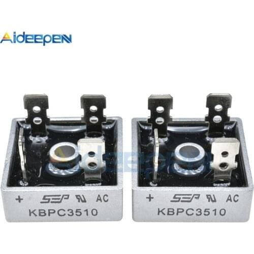 5PCS KBPC3510 3510 35A 1000V Phases Diode Bridge Rectifier New