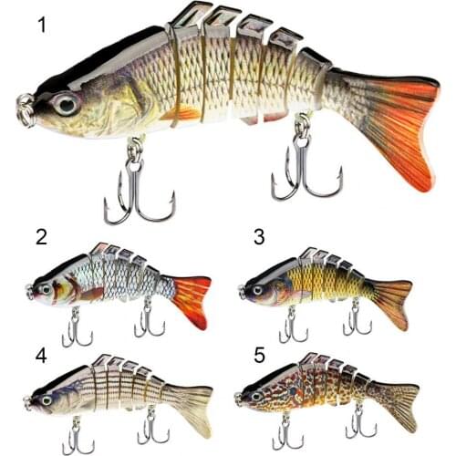 15.4g/10cm 7-section bionic bait fishing high-quality sinking fake bait lake fishing sea fishing fishing accessories рыбалка