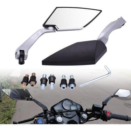 2020 Motorcycle Mirror Side Mirrors Rear View Convex Mirror For MV Agusta Brutale 675 800 900 910 Suzuki Burgman 400 Accessories