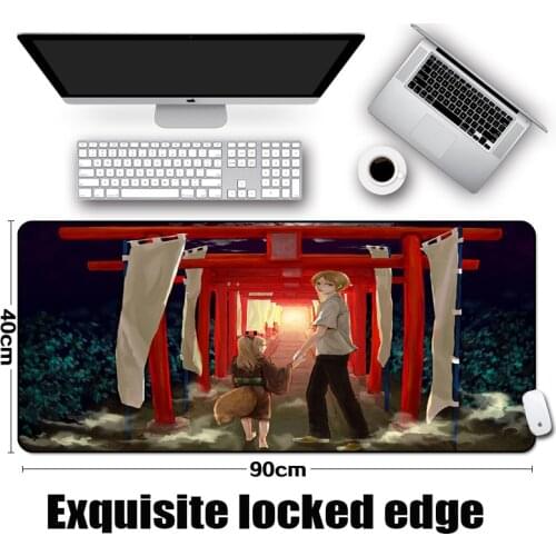 Mairuige New Store Discount Promotion Anime Mousepad Big Large Size 400x900mm Natsume Yuujinchou Table Mat Pc Gaming Mousepad