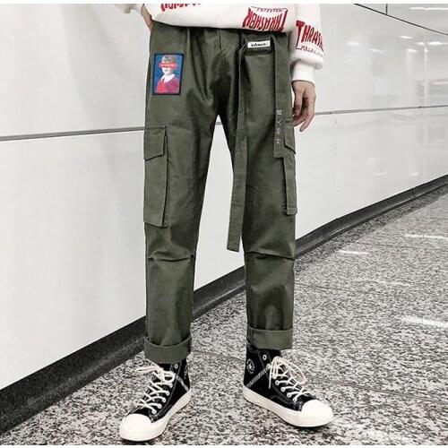 Big Size Unisex Hip Hop Punk Pants Streetwear Spring Women Trousers Loosen Long Pants High Waist Pants for Women Harajuku