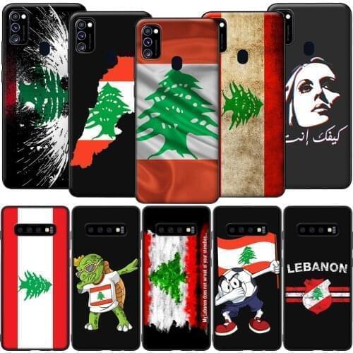 GX120 Lebanese Lebanon Flag Case for Samsung Note 8 9 10 20 Ultra J2 J5 J4 J6 Plus J7 Prime Duo J730 Pro Core J8 Lite