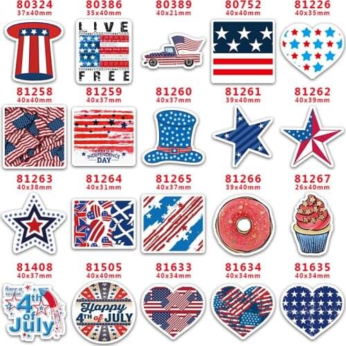 Choshim Planar Resins Mardi Gras Flat Resins for Hair Bow Characters PR80324