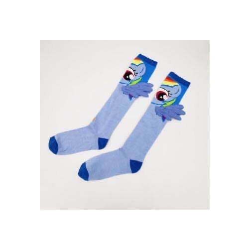 Girl Pony Rainbow Personality Stockings Teenage Girl Cosplay Costumes Women Cartoon Stocking Stretch 20-25cm Size 32-39 Stocks