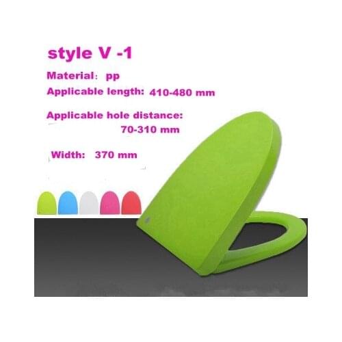 Color toilet lid old-fashioned toilet seat cover thickening slow down quickly dismantling large V type