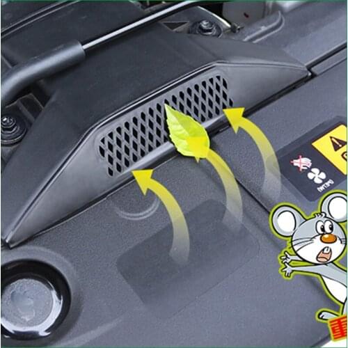 For Mazda CX-5 CX5 2017 2018 Plastic Car Styling Engine Warehouse Air Intake Inlet Protective Cover Anti-blocking Sticker Trim