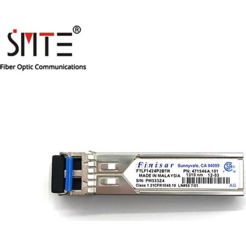 FINISAR FTLF1424P2BTR SFP-4G-LX 1310NM 10KM SM SFP Single-Mode Optical Fiber Transceiver Original