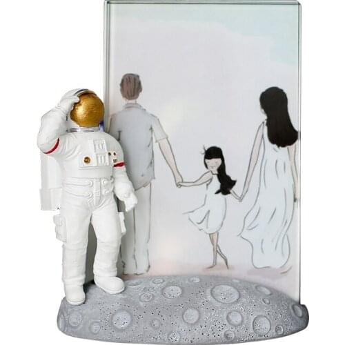 Creative space style astronaut decoration modern art photo frame 6 inch photo