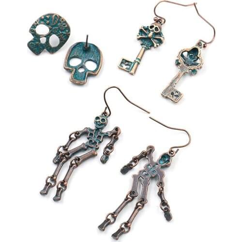 Hot Sale Earrings Halloween Gifts Skull Earrings Fashion Jewelry