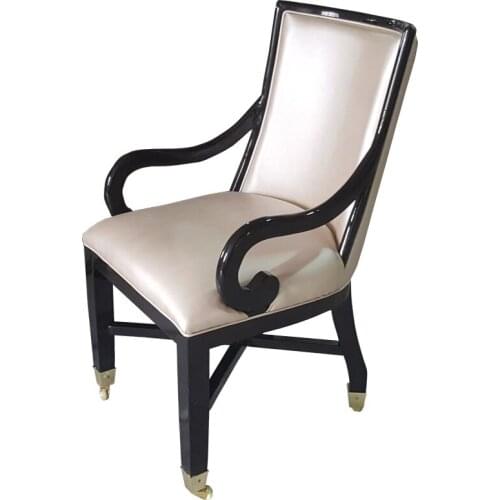 Cafe Hotel Lobby Casino Chair Texas Poker Mahjong Dining Poker Player Dining Chair Multifunctional Furniture