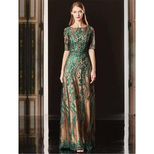 Classic YG-546 african french lace fabric with sequins african tulle lace fabric