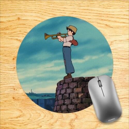 PC Gamer Cabinet Mousepad Anime Mouse Pad Xxl Kawaii Accessories Castle In The Sky Mat Deskmat Mausepad Diy Valorant DeskpadMice