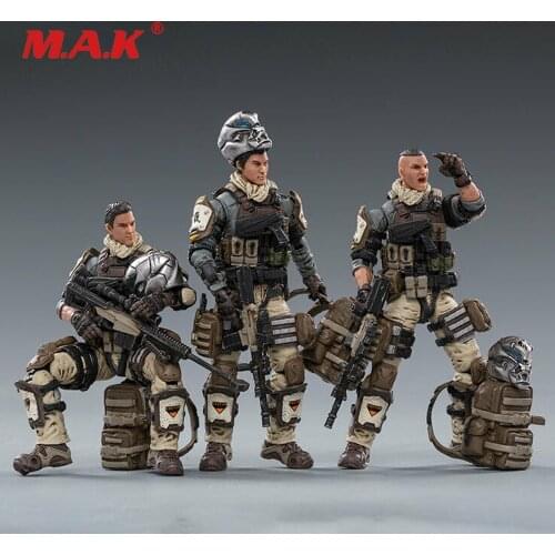 1/18 Scale Desert Skull Field Squad Soldier Action Figures Model Toys for Fans Collection Gifts 82011071 Mini Soldier