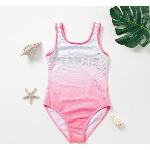5~14Y Teenager Girls Swimwear High quality Girls Bathing suit Bodysuit Children Swimwear one piece swimsuit Kids Bikini Mermaid