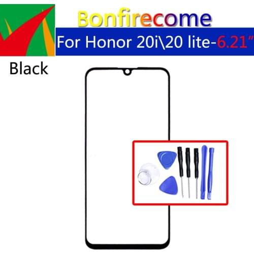 For Huawei Honor 20i HRY-TL00T Front Touch Screen Glass Outer Lens For Honor 20 Lite HRY-LX1T LCD Glass Replacement