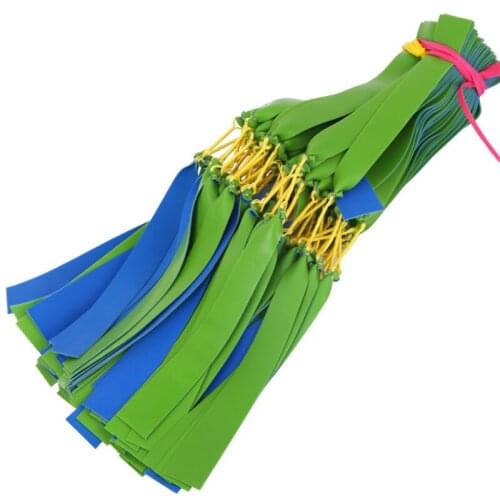 2020 hot sale 5pcs slingshot special flat rubber band natural latex slingshot accessories outdoor hunting fishing shooting sling