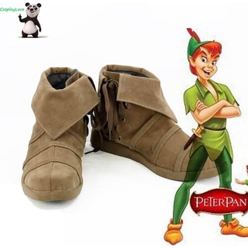Peter Pan: The Boy Who Wouldn t Grow Up Peter Pan Blue Cosplay Shoes Boots High Heel CosplayLove
