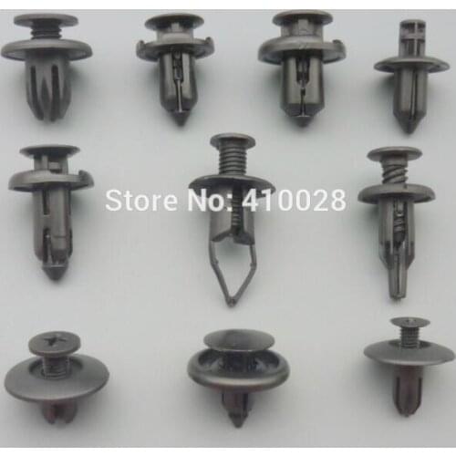 Shhworldsea 100PCS auto rear panel assembly push type retainer front bumper garnish side protector wheel opening moulding